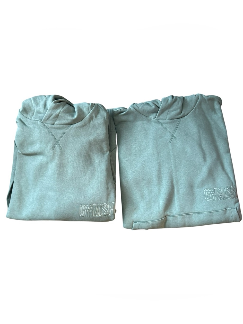Gymshark‎ Lot of 2 Oversized Hoodie XS Fern Green NWT GUPO5192